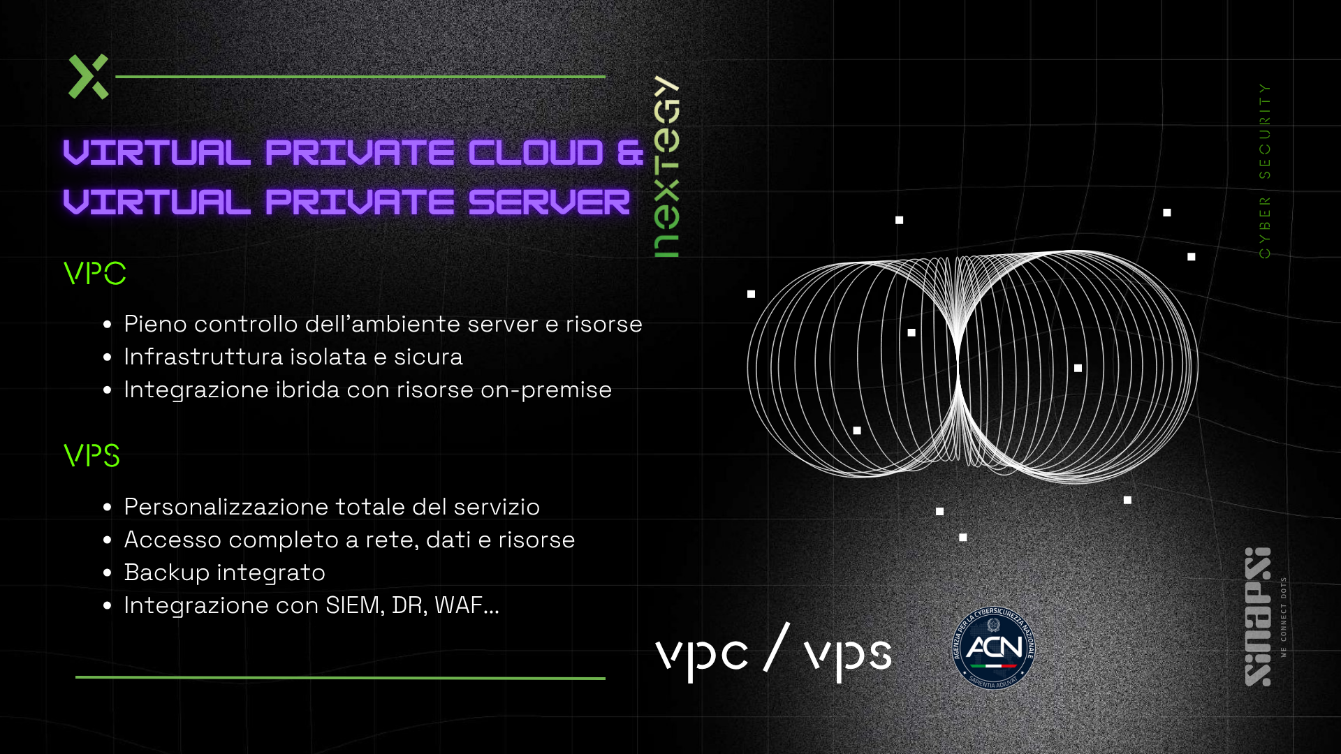 Nextegy: servizio VPC/VPS